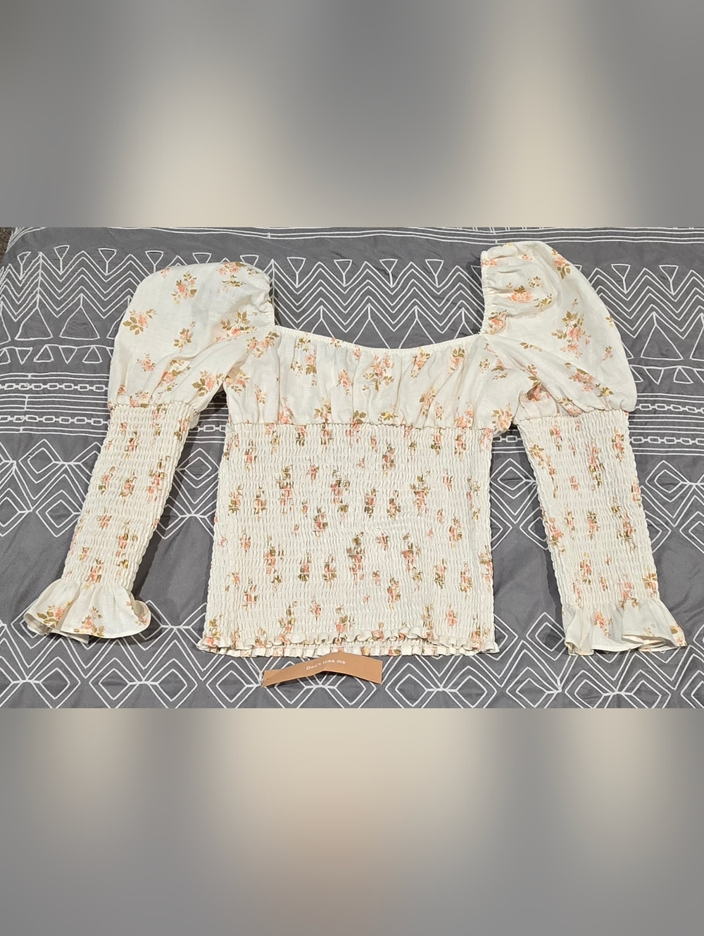 Reformation Floral Linen Haven Top Size Small - Picture 6 of 8